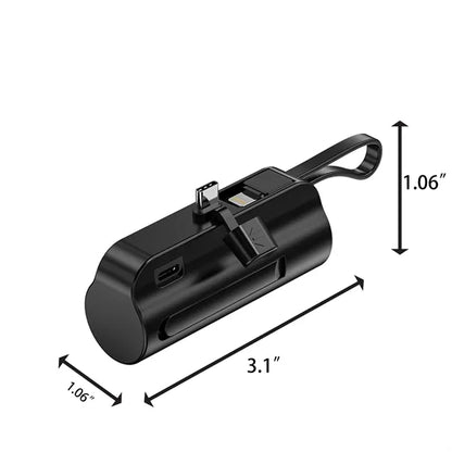 5000 mAh Portable Charging Bank With Mobile Phone Holder