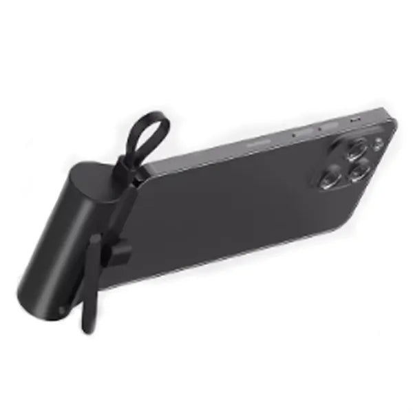 5000 mAh Portable Charging Bank With Mobile Phone Holder