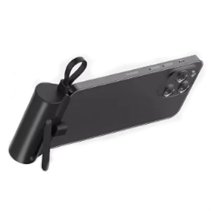 5000 mAh Portable Charging Bank With Mobile Phone Holder