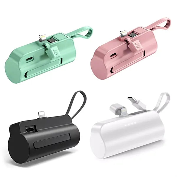 5000 mAh Portable Charging Bank With Mobile Phone Holder