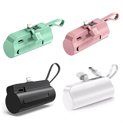 5000 mAh Portable Charging Bank With Mobile Phone Holder