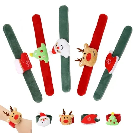 Christmas Slap Bracelets Bands Toys