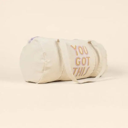 DARLING DUFFEL - NATURAL CANVAS - SMALL