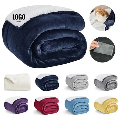 Sherpa Soft Fuzzy Plush Throw Blanket