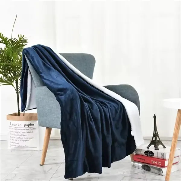 Sherpa Soft Fuzzy Plush Throw Blanket