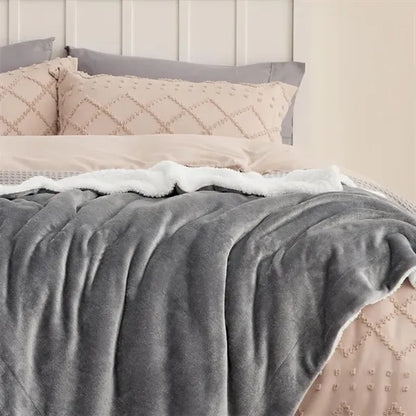 Sherpa Soft Fuzzy Plush Throw Blanket