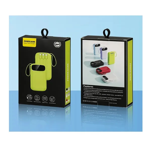 10000mAh Power Bank Super Fast Charger
