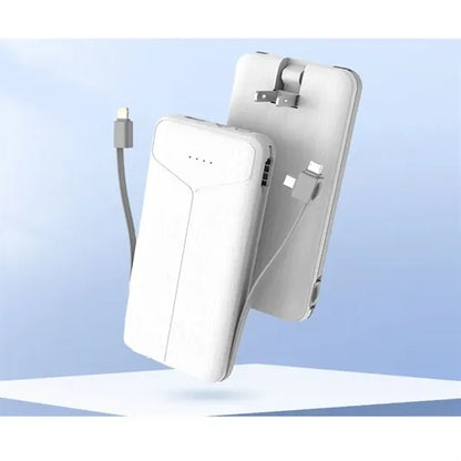 10000mAh Power Bank with Built in Plug