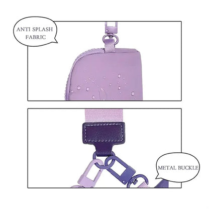 Mini Zip Around Wristlet keychain Wallet for Women