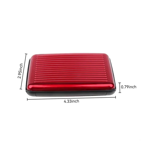 Waterproof RFID Blocking Aluminum Alloy Card Holder Box