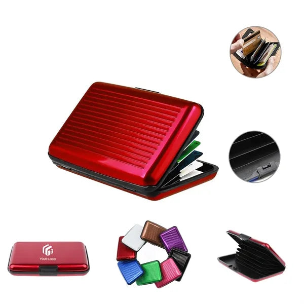 Waterproof RFID Blocking Aluminum Alloy Card Holder Box