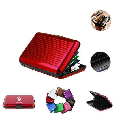 Waterproof RFID Blocking Aluminum Alloy Card Holder Box