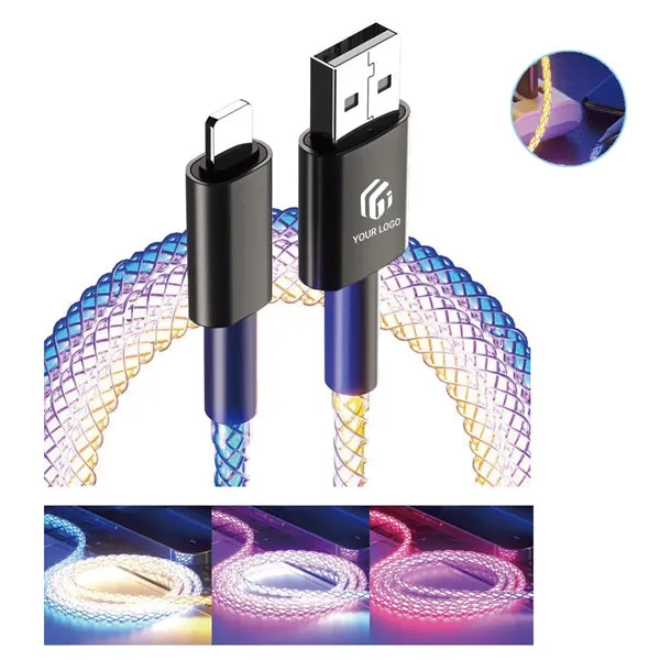 LED Light Gradual Fast Charger Illuminated Charging Cable