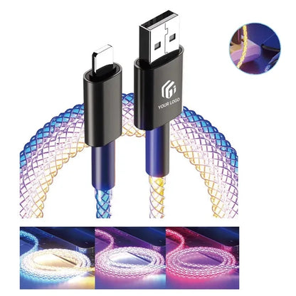 LED Light Gradual Fast Charger Illuminated Charging Cable