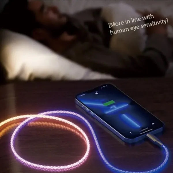 LED Light Gradual Fast Charger Illuminated Charging Cable