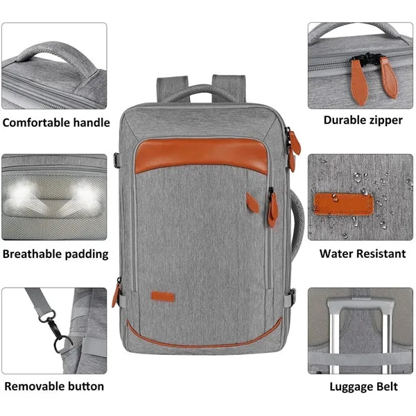 40L Luggage Travelers Bag Backpack With 4 Packing Cubes