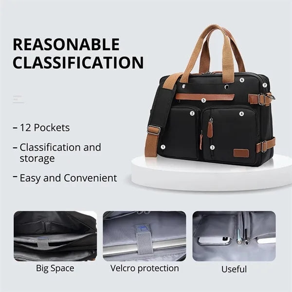 Multifunctional Shoulder Handbags Business Laptop Backpack