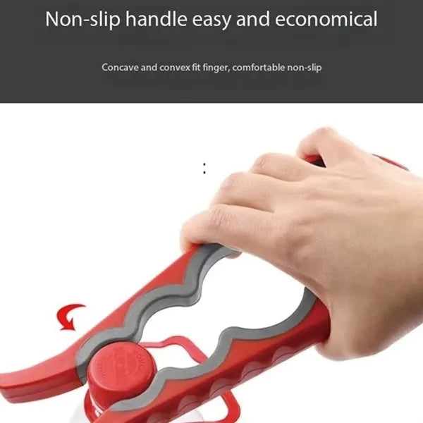 4 in 1 Multi Function Can Opener with Non-slip handle