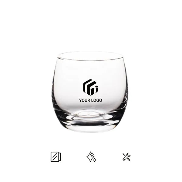 Club Whiskey Transparent Glass Egg-shaped crystal cup