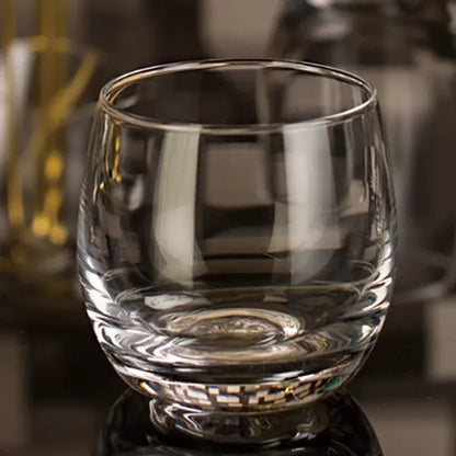 Club Whiskey Transparent Glass Egg-shaped crystal cup