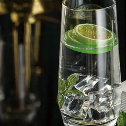 Crystal pure barware beer champagne flutes stemless glass