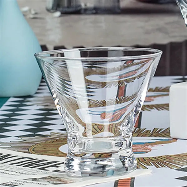 Dessert Cup Ultra Clear See Through Thick Solid Base Glass