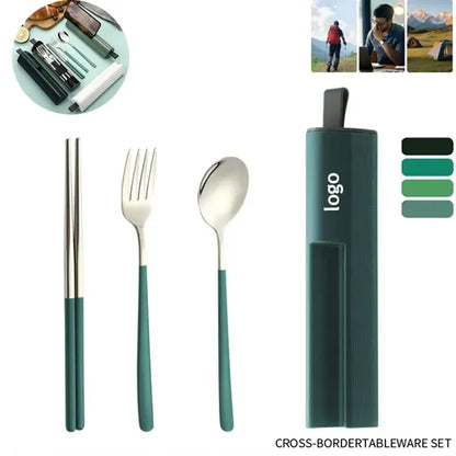 Portable Silverware Lunch Box