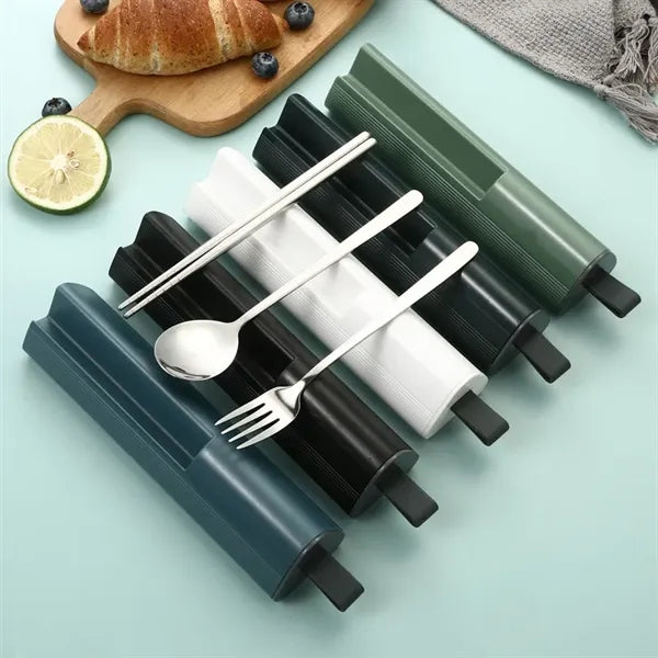 Portable Silverware Lunch Box