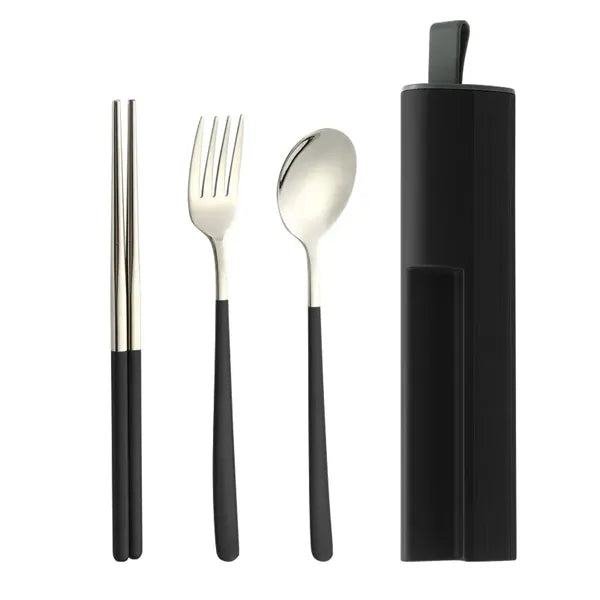 Portable Silverware Lunch Box