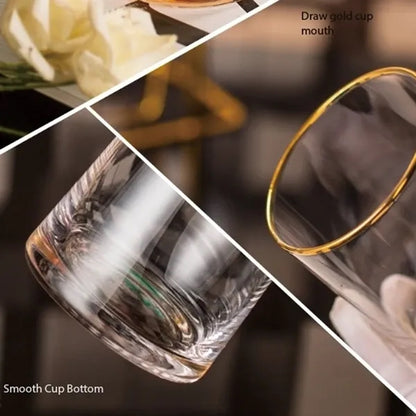 Household wine beer party pub Lead-free Whisky Cups Glass
