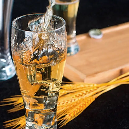 Classic Tall Bar Glasses with Heavy Base for pub party