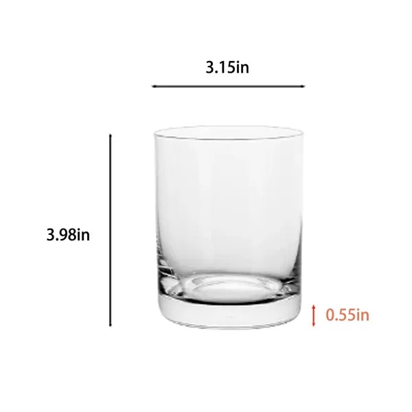 Thickened crystal wine beer Bar party pub Whiskey Glasses
