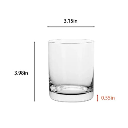 Thickened crystal wine beer Bar party pub Whiskey Glasses