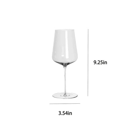 2pcs Made Lead-Free Crystal Classic Stemmed Red Wine Glasses