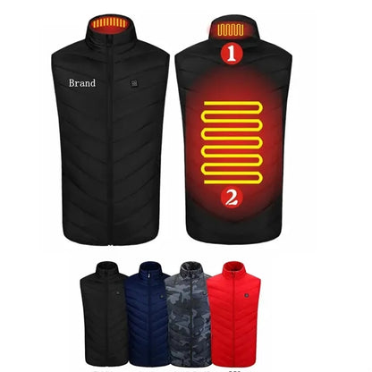 Heated Winter Vest 2 part Intelligent Jacket