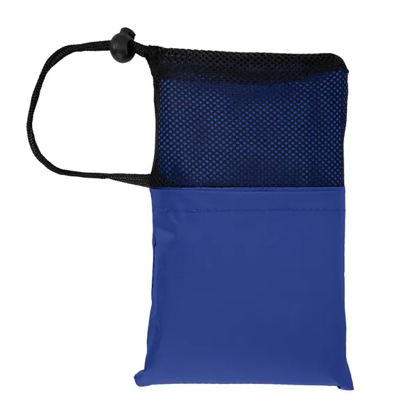 PEVA Poncho With Drawstring Pouch