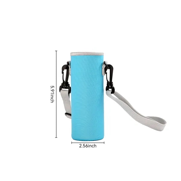 Bottle Cooler Sleeve Carrier with Adjustable Shoulder Strap