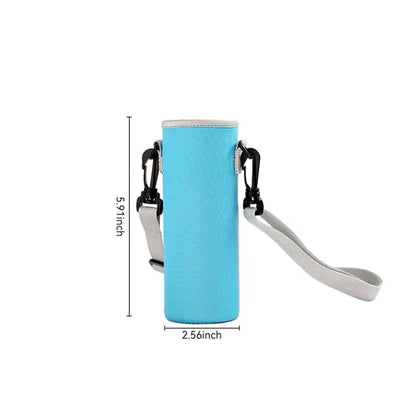 Bottle Cooler Sleeve Carrier with Adjustable Shoulder Strap