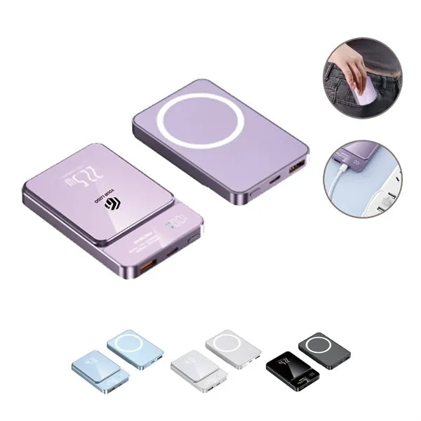 Portable 22.5W Fast Charging Wireless Magnetic Power Bank