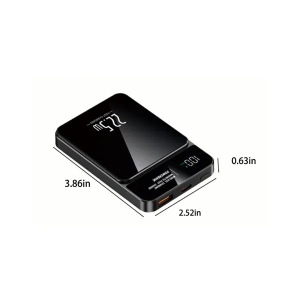 Portable 22.5W Fast Charging Wireless Magnetic Power Bank