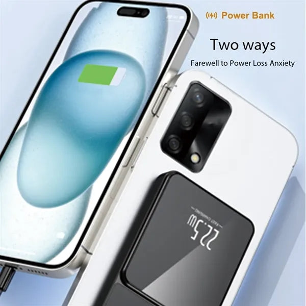 Portable 22.5W Fast Charging Wireless Magnetic Power Bank