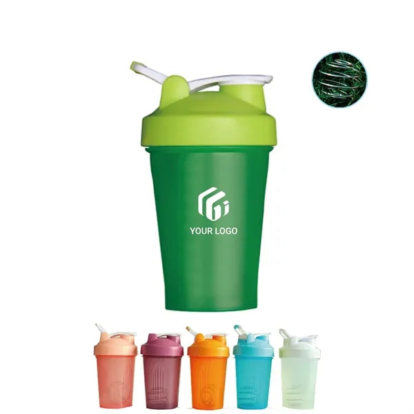Protein Shaker Bottle with Stainless Steel Mixing Ball