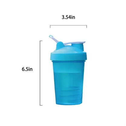 Protein Shaker Bottle with Stainless Steel Mixing Ball
