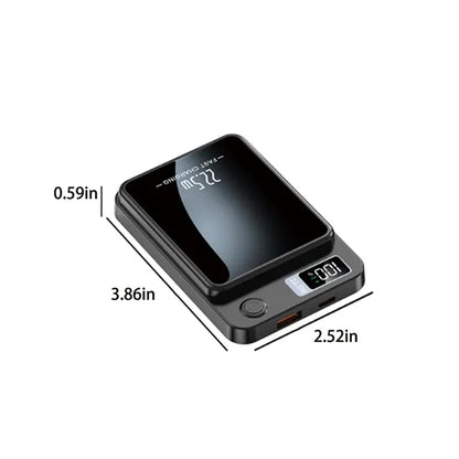 10000mAh Portable Charger Magnetic Wireless Power Bank