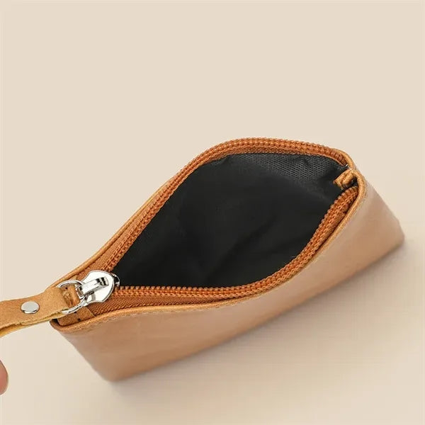 PU Coin Pouch With Zipper
