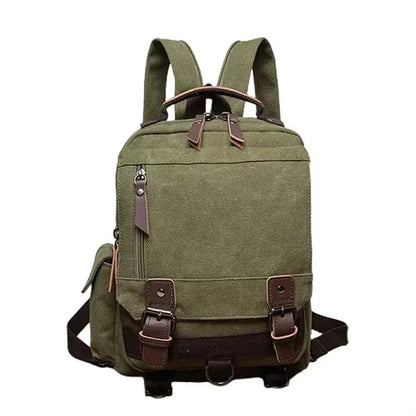 Canvas Crossbody Messenger Bag