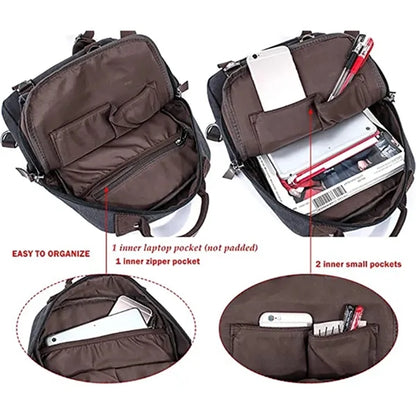 Canvas Crossbody Messenger Bag