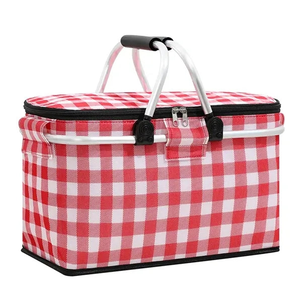 Outdoor Folding Insulated Refrigerated Picnic Basket