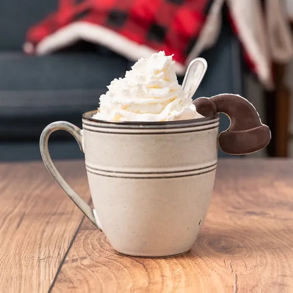 Holiday Mug Hanger- Raspberry Santa Hat