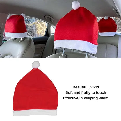 Christmas Car Seat Headrest Covers